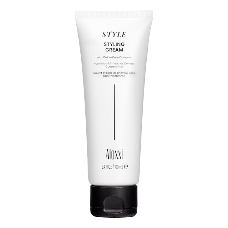 ALOXXI Ultra Hydrating Hair Styling Cream Smoothing Cream with Kokum Butter and Buriti Oil for Thick Shiny Hair 34 Oz