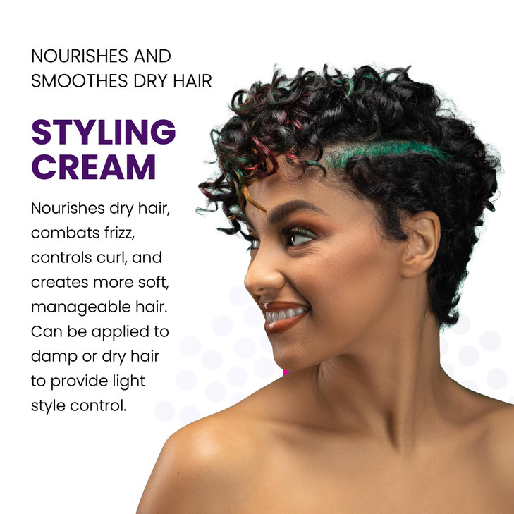 ALOXXI Ultra Hydrating Hair Styling Cream Smoothing Cream with Kokum Butter and Buriti Oil for Thick Shiny Hair 34 Oz
