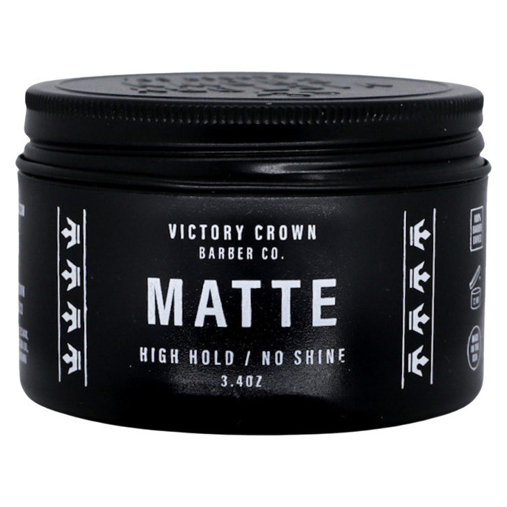 Victory Crown Matte Pomade High Hold No Shine Hair Styling Wax for Natural Sophisticated Looks 34 Oz
