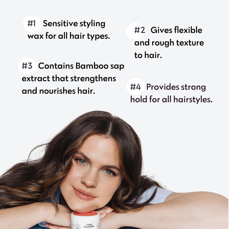 No nothing Hair Styling Wax For Sensitive Skin Extra Strong Hold With Flexible Finish Paraben Fragrance Free Vegan Hypoa