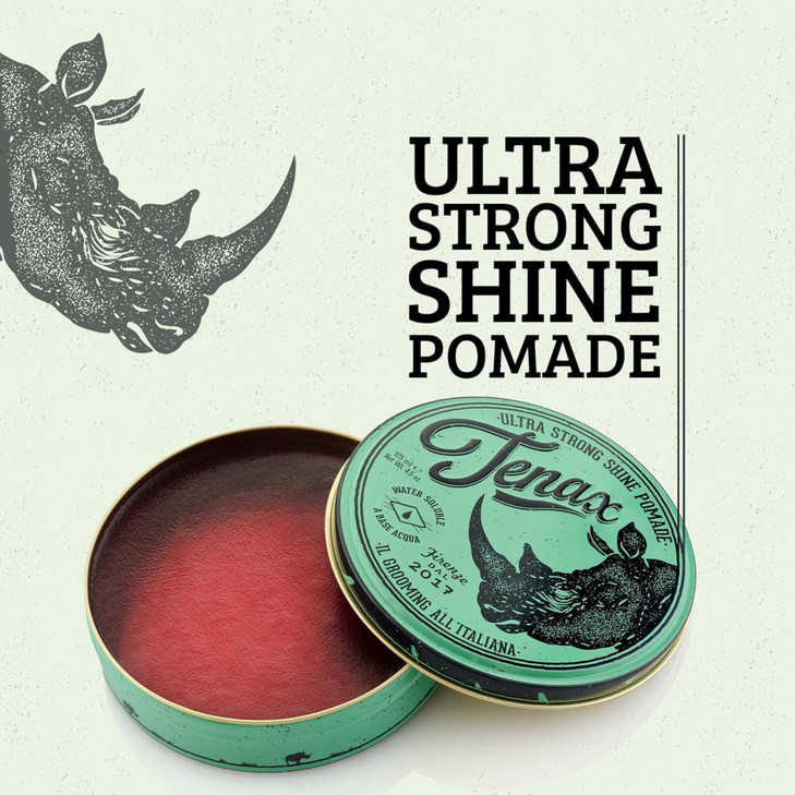 Tenax Water Based Pomade Ultra Strong Hold with Maximum Shine 45 Ounces