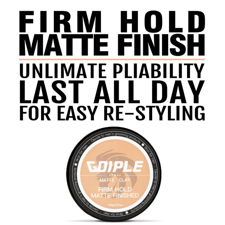 Hair Styling Clay Matte Finish Hair Paste for Men Water Based Matte Texture Clay Pomade Ideal for All Mens Hair Types 10