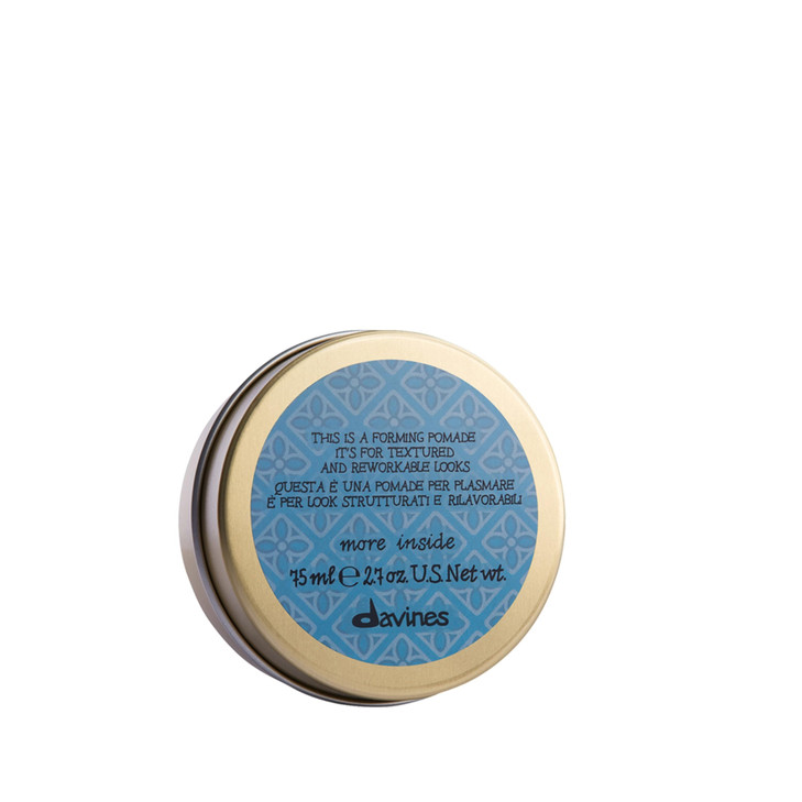 Davines This Is A Forming Pomade Medium Hold Structure Workability Lightweight Formula for Short Hair Styling Natural Sh