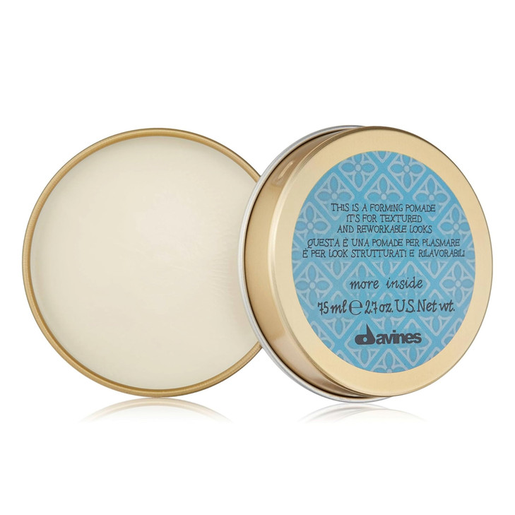 Davines This Is A Forming Pomade Medium Hold Structure Workability Lightweight Formula for Short Hair Styling Natural Sh