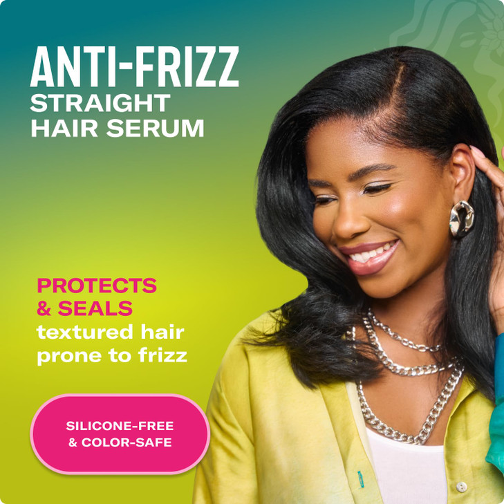 Mielle Organics Avocado Tamanu AntiFrizz Hair Serum Stay Straight Smoothing Treatment Heat Protectant for Textured Stran