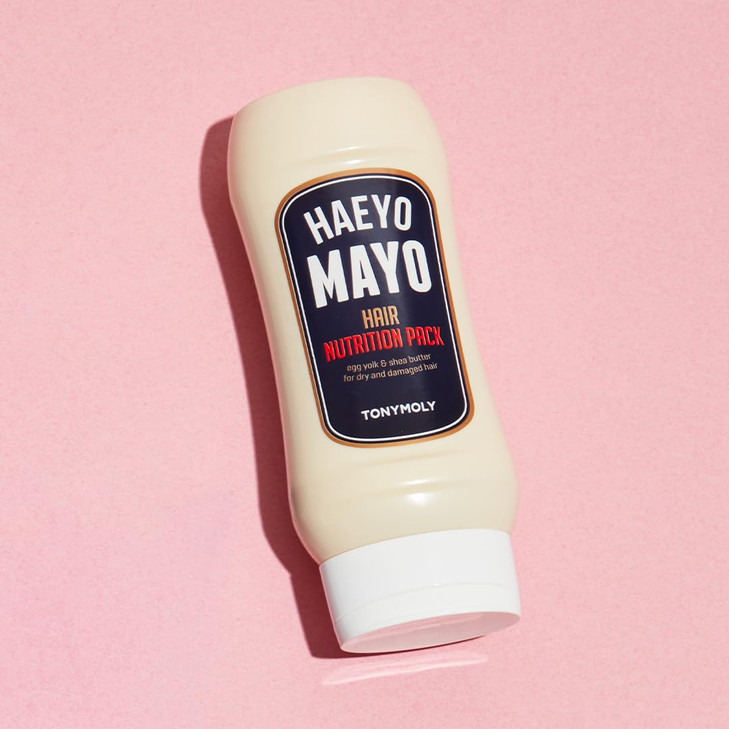 TONYMOLY Haeyo Mayo Hair Conditioner Mask Nourishing Hair Treatment with Egg Yolk Shea Butter Deep Conditioning Mask for