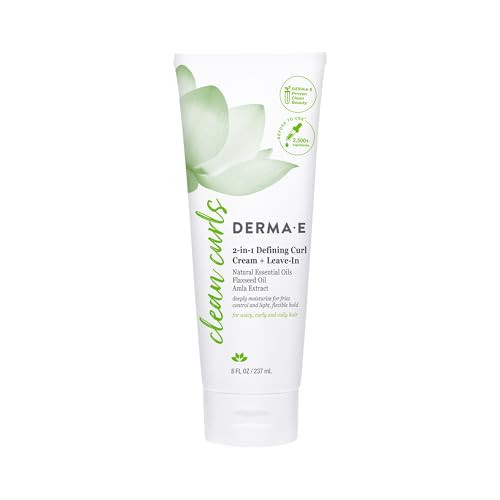 DERMA E Ramos 2in1 Defining Curl Cream LeaveIn 8fl oz