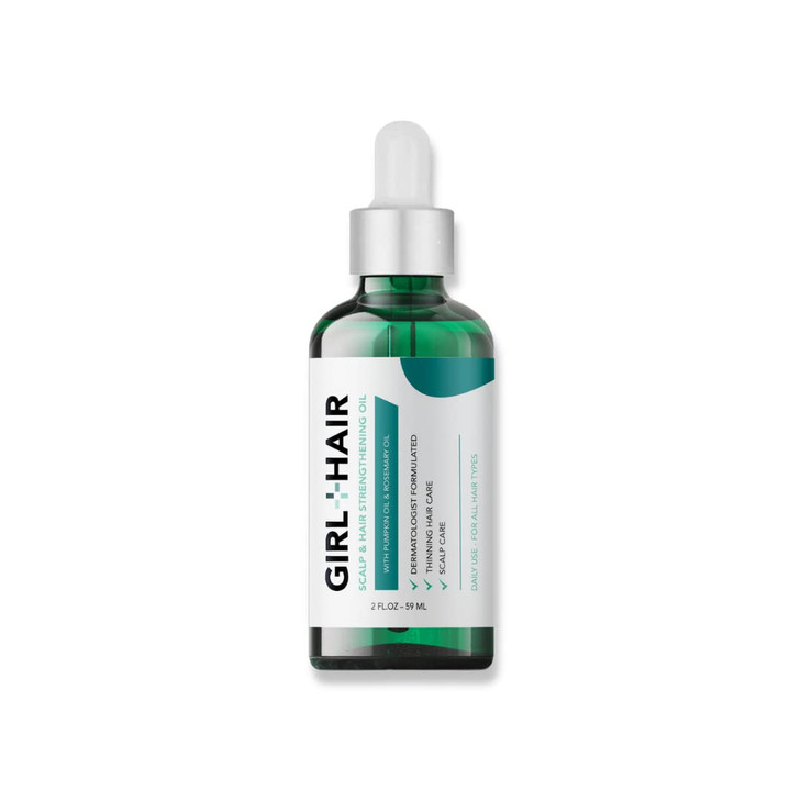 GH Strengthening Oil Promotes Thicker Fuller Hair Healthy Scalp With Pumpkin Rosemary for Healthy Hair For All Hair Type