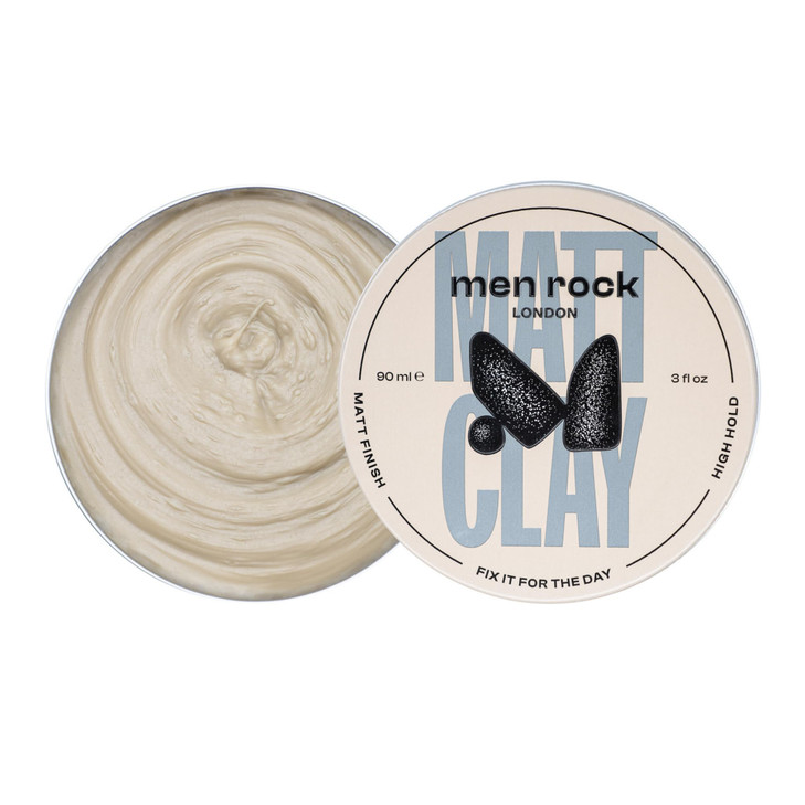 Men Rock Matt Clay High Hold Matt Finish Pomade for Men Strong Hold Hair Clay Styling Paste for Men Volumizing Hair Prod