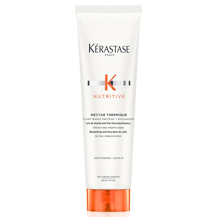 Kerastase Nectar Thermique Heat Protecting Cream AntiFrizz Softness Shine Heat Protection With Niacinamide For Medium to