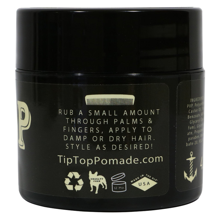 TipTop Strong Hold Water Based Pomade 425oz Pack of 3