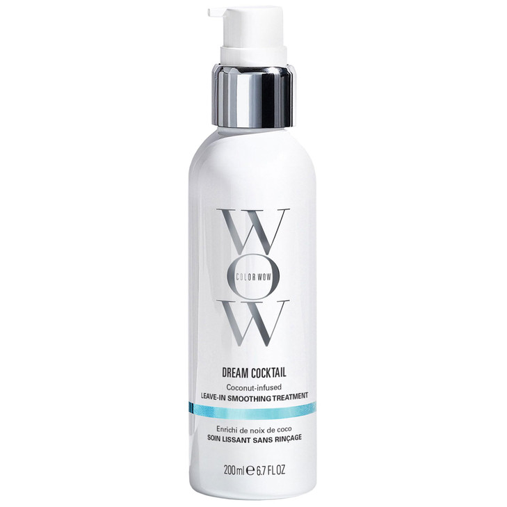 COLOR WOW Dream Cocktail Coconut Infused Leavein Treatment Silky Supple FrizzFree Hair Blow Dry Boost Heat Protectant