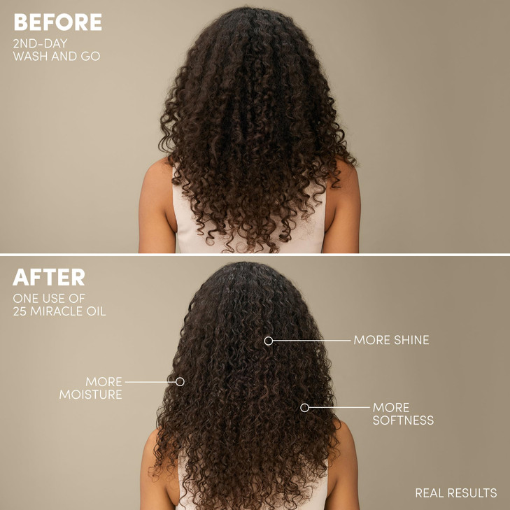 Mizani 25 Miracle Nourishing Hair Oil for Curly Hair with Coconut Oil Jojoba Oil Adds Shine Anti Frizz Lighweight NonGre