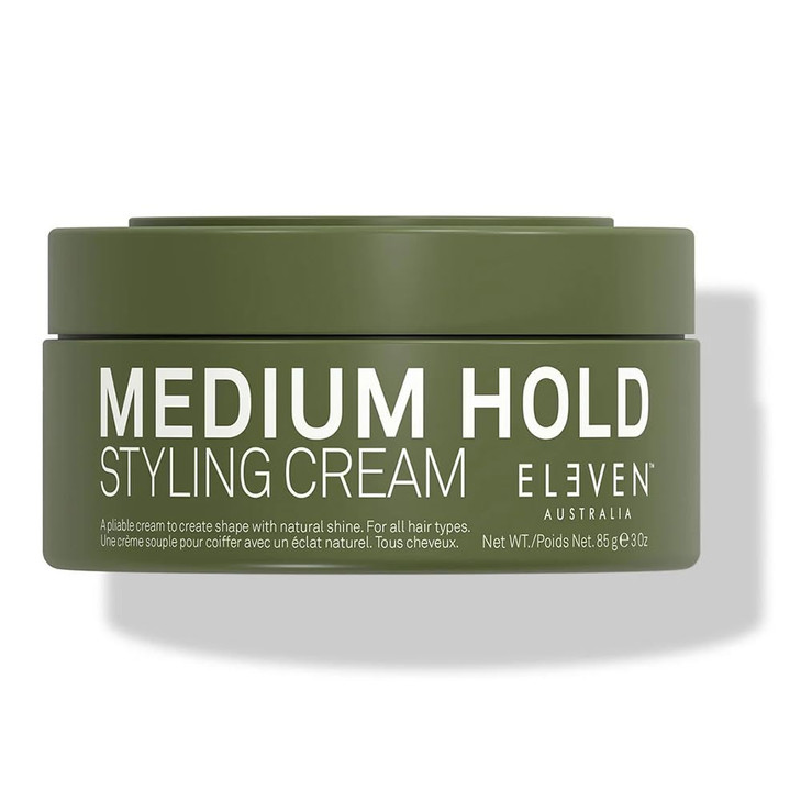 ELEVEN AUSTRALIA Medium Hold Hair Styling Cream for Men Women Slick Hold Pomade Product with Carnauba Wax Shaping for Sh