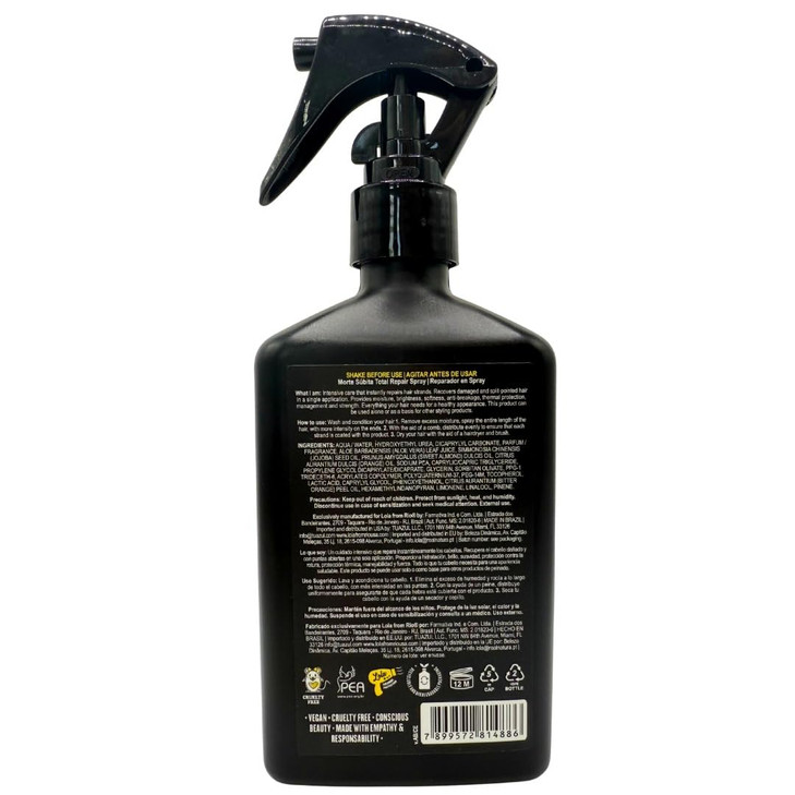Lola From Rio Morte Sbita Total Hair Repair Heat Protectant Spray 845 fl oz