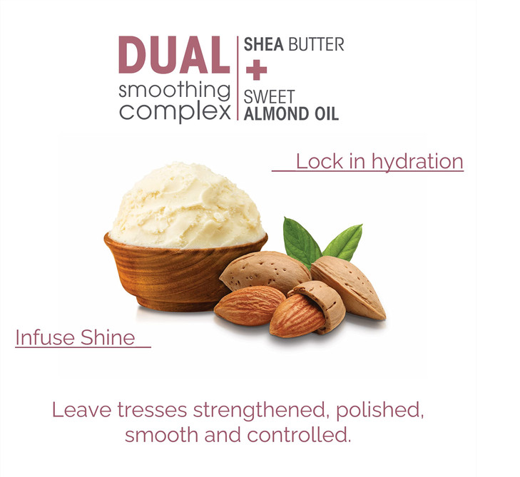 GIOVANNI 2chic Frizz Be Gone AntiFrizz Hair Balm Natural Hair Smoothing Formula with Shea Butter Sweet Almond Oil Macada