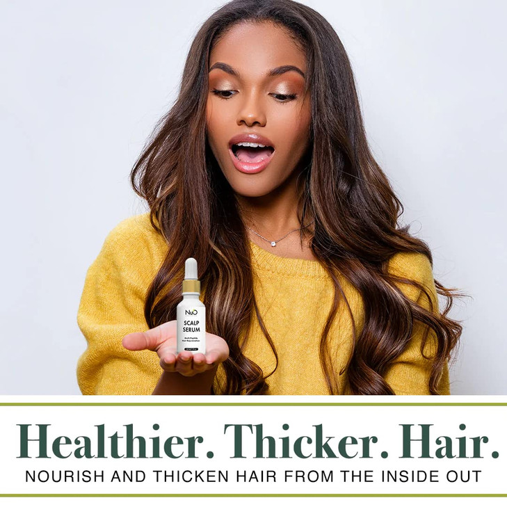 nuorganic Dry Scalp Serum to Hydrate and Moisturize Hair Follicles Reduce Hair Loss Flakiness Dryness and Itch All in On