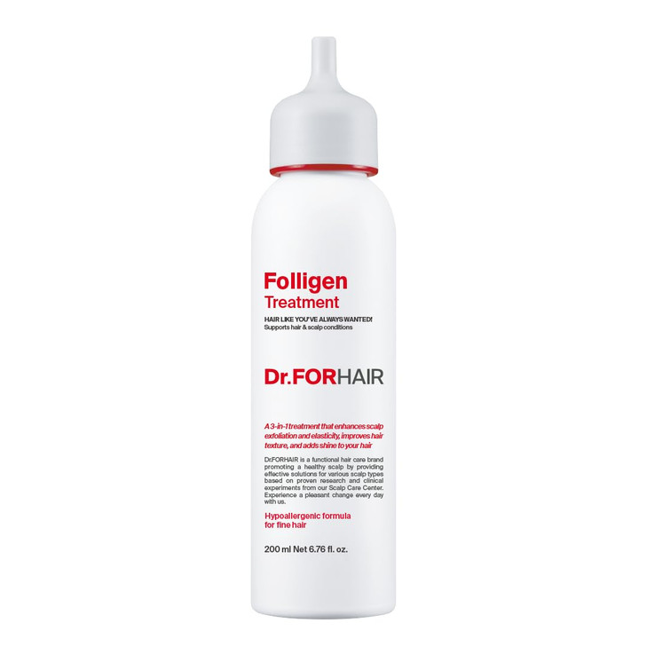 DrFORHAIR Folligen Treatment Korean Hair Treatment Scalp Treatment Hair Mask For Hair Thickening Fuller Looking 676 Fl O