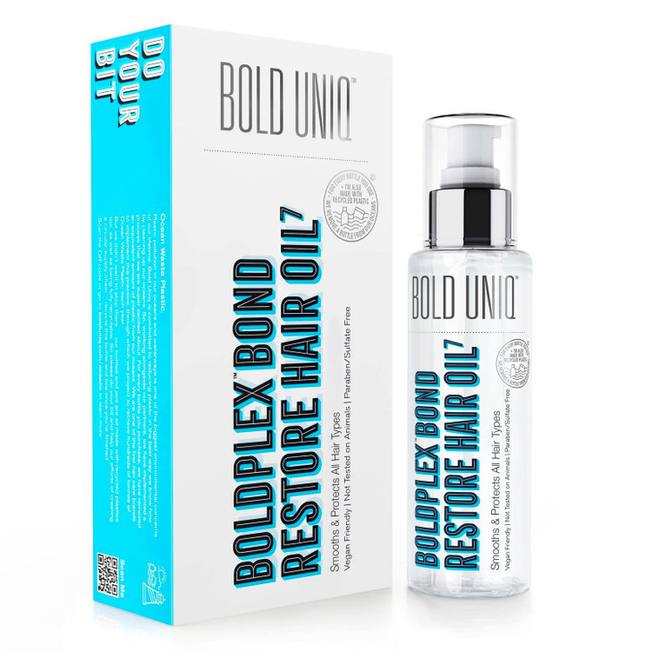 Boldplex 7 Hair Oil for Dry Damaged Hair Adds Shine Strengthens Smooths Split Ends Frizz Moisturizes Nourishes Weightles
