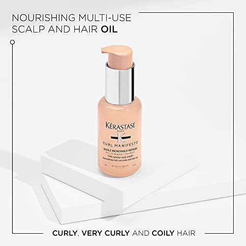 KRASTASE Curl Manifesto Sublime Repair Hair Scalp Oil Soothes Strengthens Hair Soothes Dry Scalp AntiFrizz for All Wavy