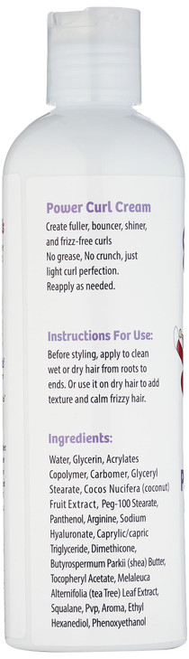 Bonsai Kids Curl Cream 10 oz Curl Defining Frizz Control for Toddlers Girls Boys Biracial Hair Moisturizing Cream for Wa