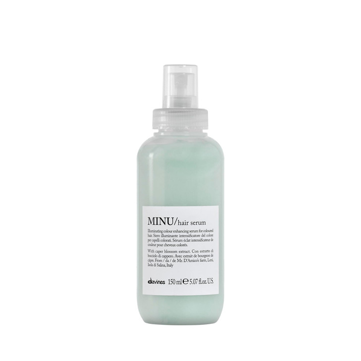 Davines MINU Hair Serum Protective LeaveIn Moisturizing Formula for Colored Hair Preserves Cosmetic Color Extending its