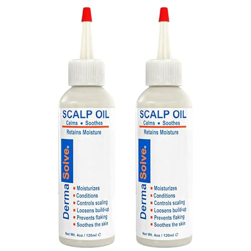 Dermasolve Psoriasis Dandruff Oil Dermatologist Approved for Flaky Scalp Relief