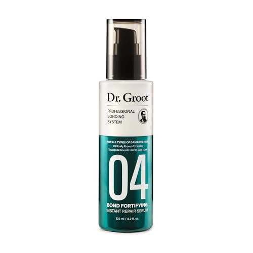 Dr Groot Bond Fortifying Hair Care Serum with Keratin Silk Protein Korean Professional Bonding System Clinically Proven