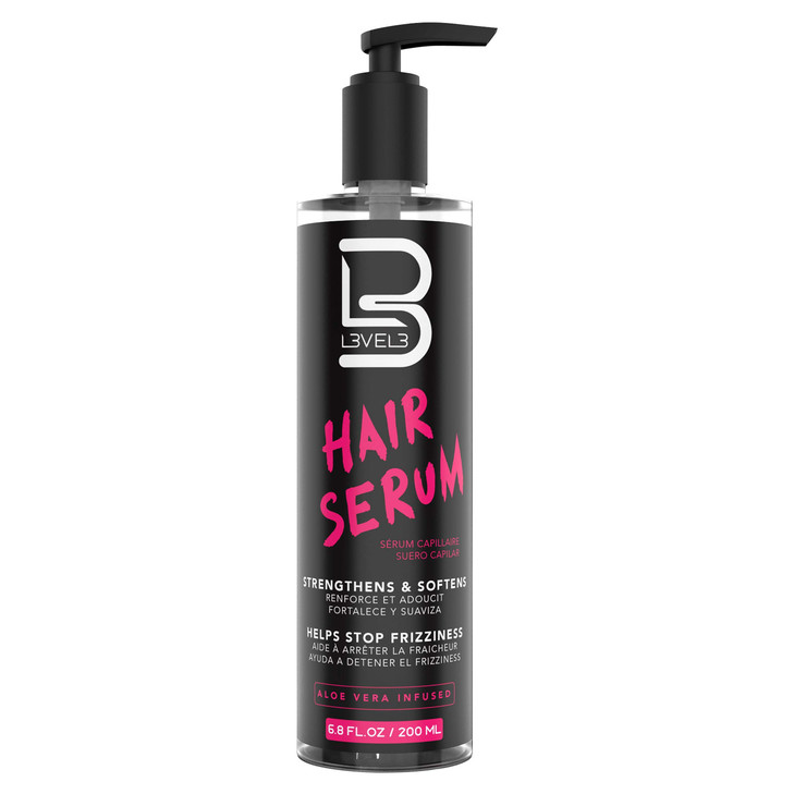 Level 3 Hair Serum Repairs Your Damaged Hair Softens and Smoothing Level Three Hair Smoothing Serum Reduces Frizziness L