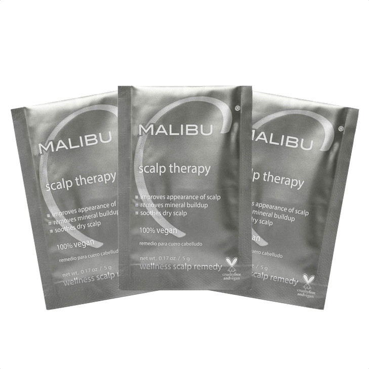 Malibu C Scalp Therapy Wellness Remedy Dry Scalp Treatment to Soothe and Moisturize Dry Skin with Vitamin C and Zinc Glu