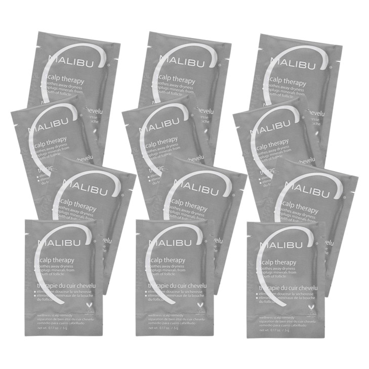 Malibu C Scalp Therapy Wellness Remedy Dry Scalp Treatment to Soothe and Moisturize Dry Skin with Vitamin C and Zinc Glu