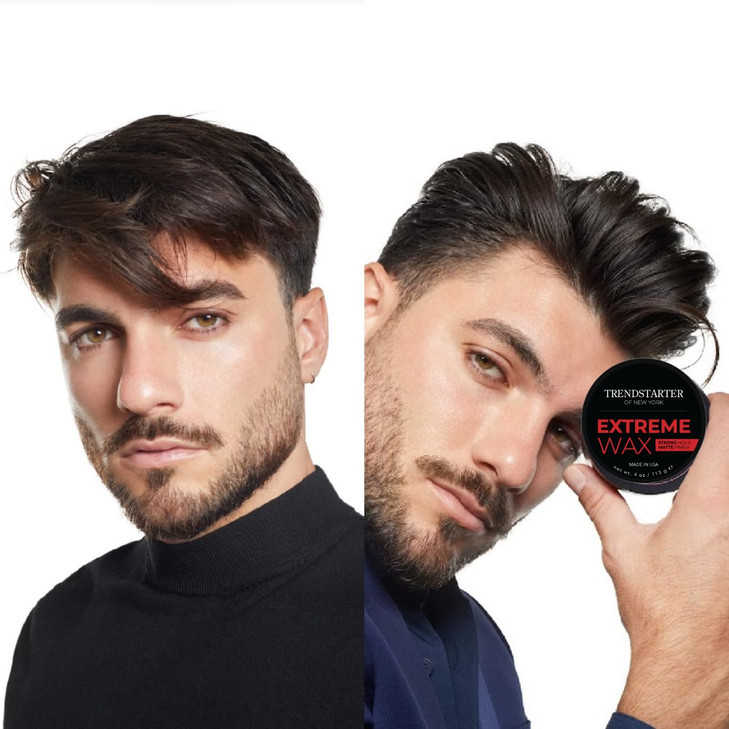 TRENDSTARTER Hair Wax Extreme 4oz Matte Finish Premium Water Based FlakeFree Hair Styling Pomade for All Hair Types AllD