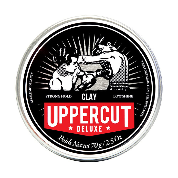 UPPERCUT DELUXE Clay Strong Hold Low Shine WaterBased 25 oz 70g