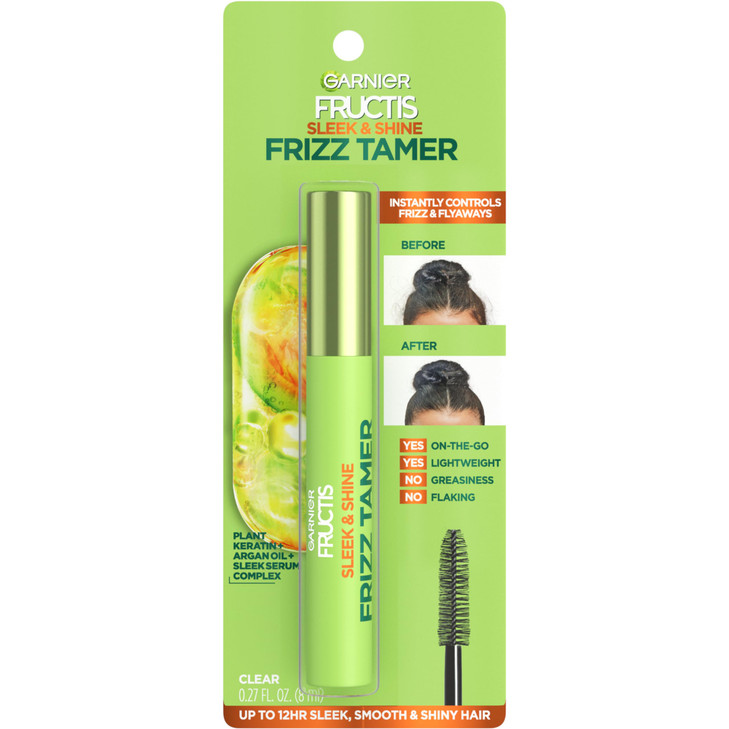 Garnier Fructis Sleek Shine Frizz Tamer Slicking Hair Serum Wand for Frizz and Flyaways 027 Fl Oz