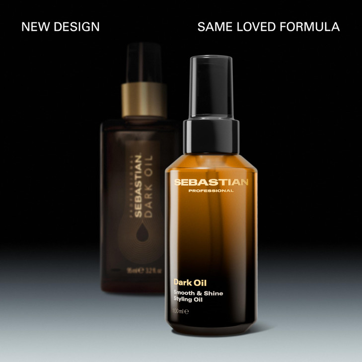 Sebastian Professional Dark Oil Lightweight Hair Styling Oil Infused with Sandalwood Cedarwood Argan Oils Travel Size 1