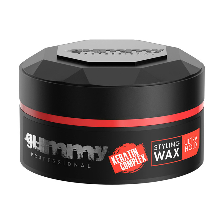 Gummy Professional Hair Wax for Men Ultra Strong Hold Matte Finish Styling Wax WaterBased Texturizing Clay with Keratin