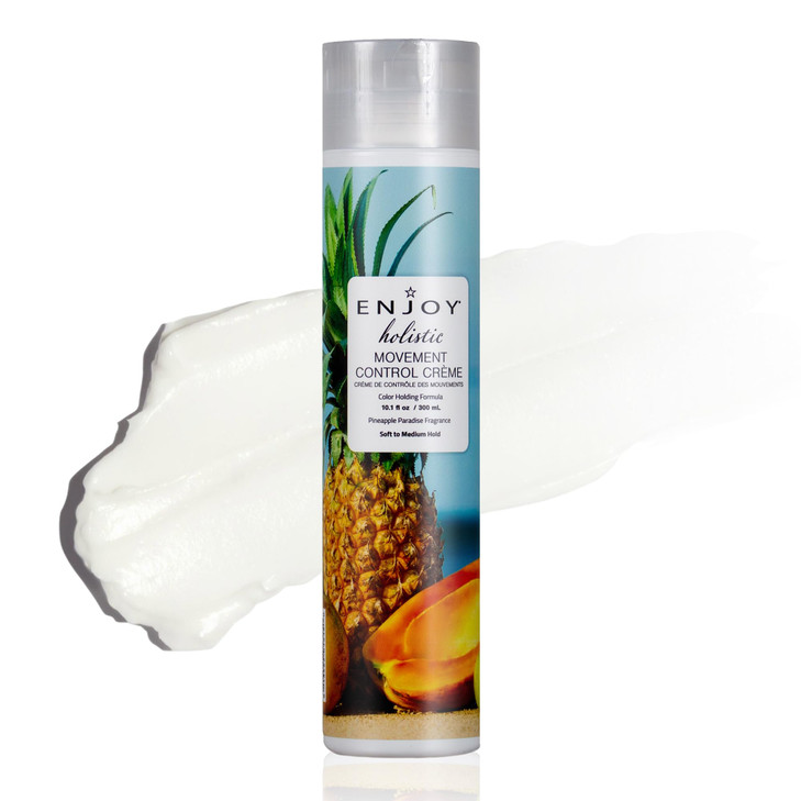 Enjoy Holistic Hair Styling Cream Movement Control Creme for Textured All Hair Types 101 fl oz Humidity Resistant Fragra