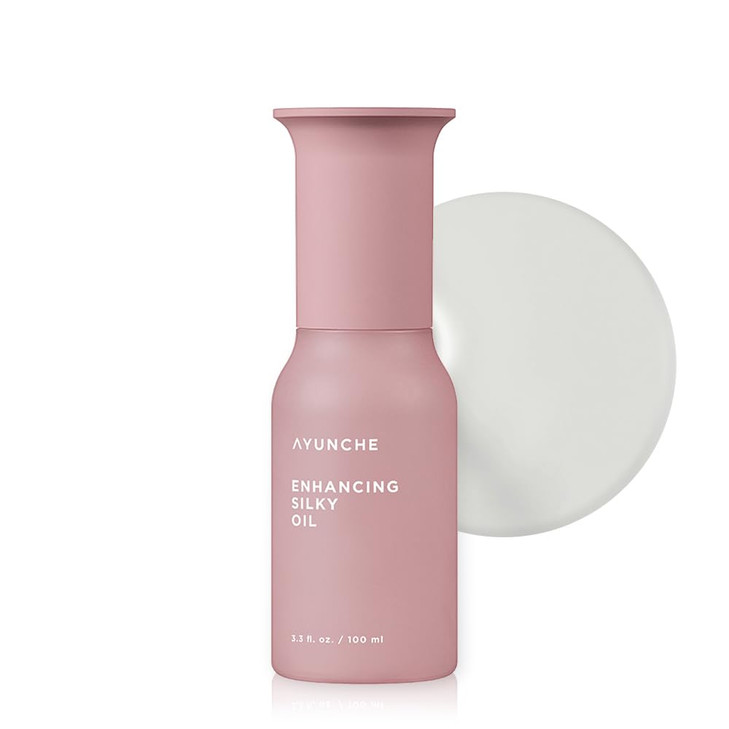 AYUNCHE Enhancing Silky Hair Oil 33 fl oz 100ml For Dyed Damaged Hair Deeply Nourish and Soften Hair without Stickiness