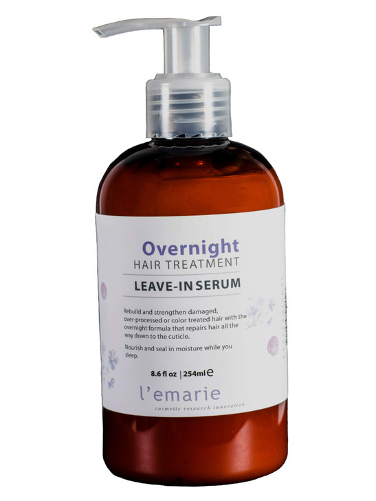 Lemarie Overnight Repair Hair Leavein Conditioner For Damaged Overprocessed Color Treated Hair 86 Ounce