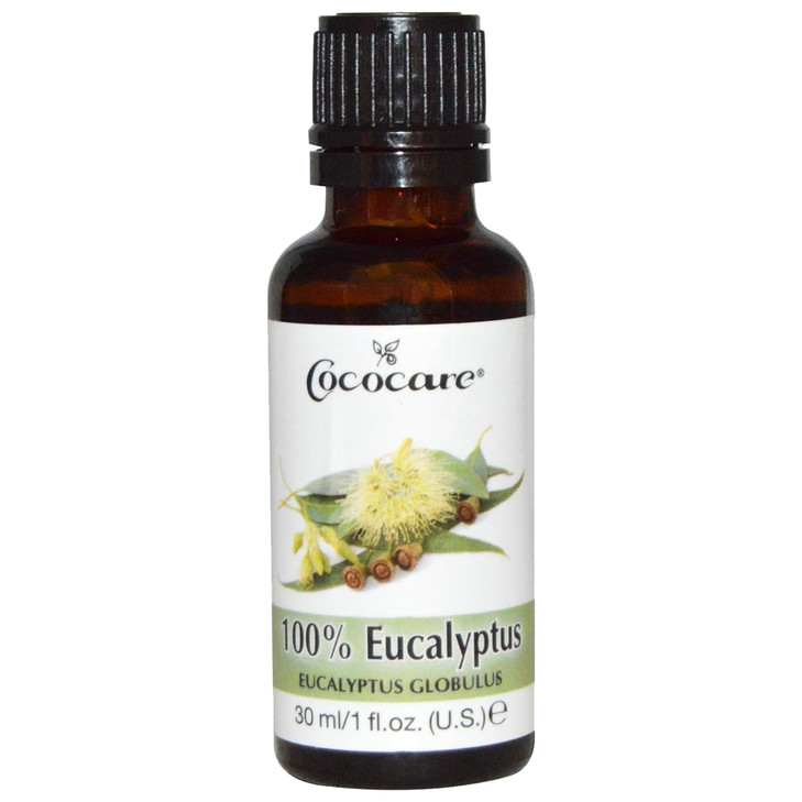 Cococare 100% Eucalyptus Massage Oil - Essential Oil for Sore Muscles - 1 oz