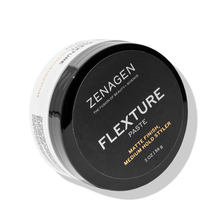 ZENAGEN Flexture Paste Matte Finish Medium Hold Styler Microfiber Formula with Geranium Extract Aloe Leaf Juice Vegan Pl