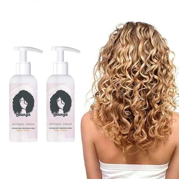 Curls Boost Defining Cream Natural Frizz Control Moisturizing Curl Conditioner Cream Professional Styling GelHair Treatm