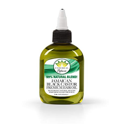 Ethereal Nature 99 Natural Hair Oil Blend Jamaican Black Castor 75 ml clear