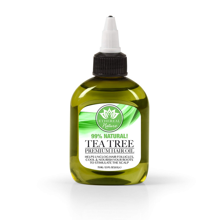 Ethereal Nature Hair Oil clear blend Tea Tree 25 Fl Oz