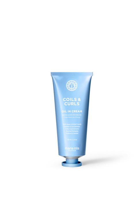 Maria Nila Coils Curls OilInCream 34 Fl Oz For Curly Wavy Hair Jojoba oil to Stay Hydrated while Washing Shea butter for