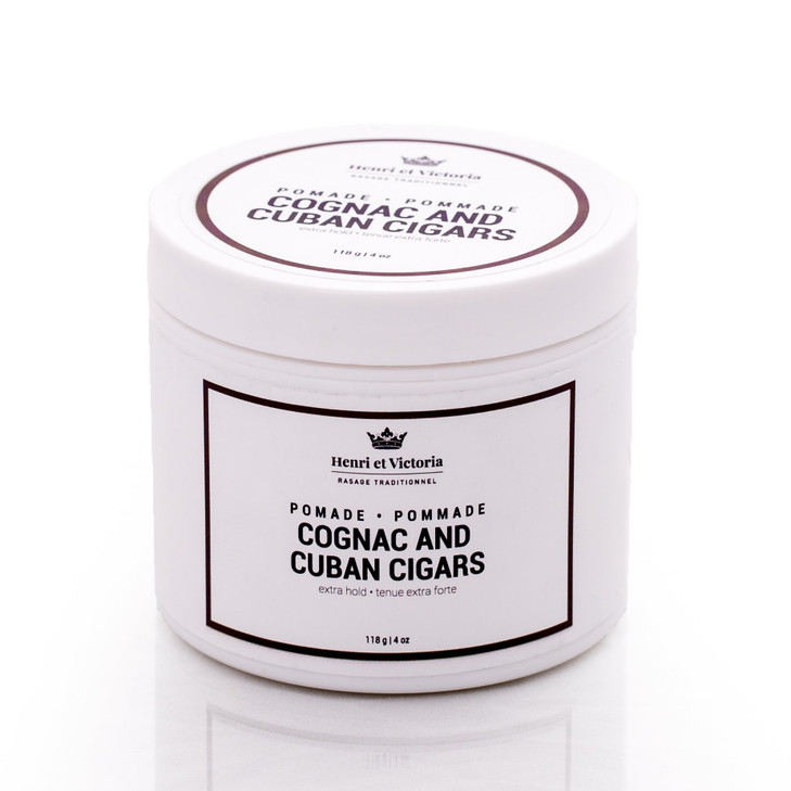 Cognac and Cuban Cigar Hair Pomade for Men Strong Hold and Medium Shine WaterBased Hair Styling Pomade Adds Texture and