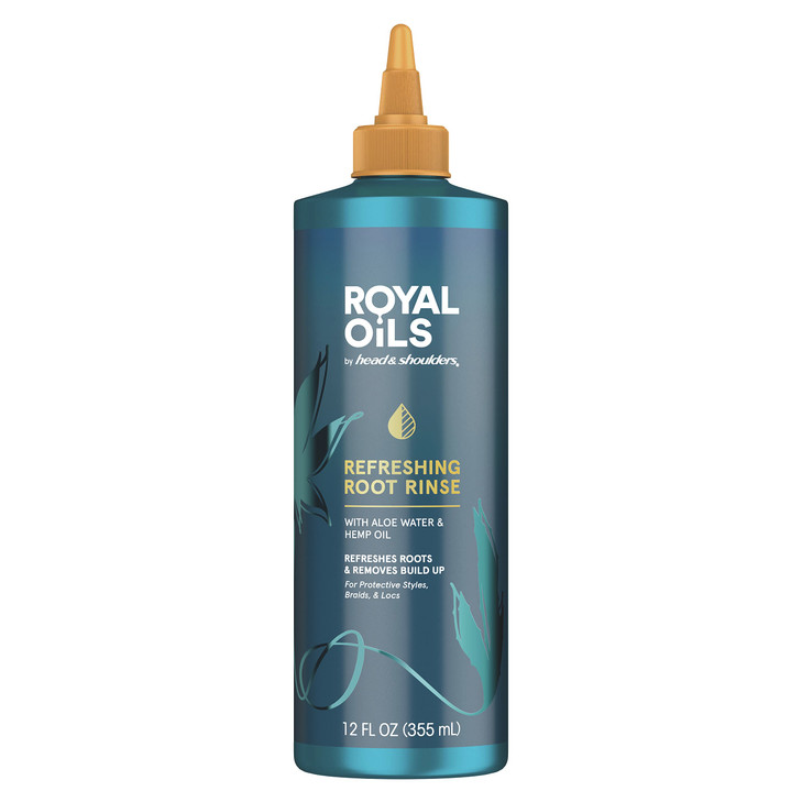 Royal Oils by Head Shoulders Refreshing Root Rinse with Aloe Water and Hemp Oil 12 fl oz