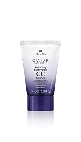 Alterna Caviar AntiAging Replenishing Moisture Travel Size CC Cream Hair Protectant and Treatment Cream 085 fl oz