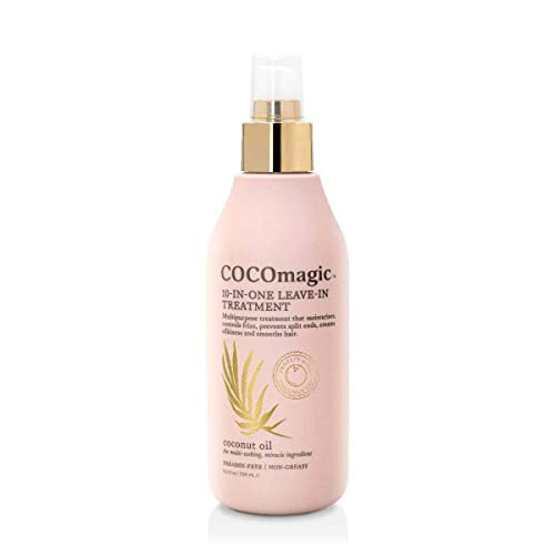 Cocomagic 10in1 Leavein Hair Treatment with Coconut Oil Hydrate Detangle Prevent Frizz Smooths Creates Silkiness Gentle