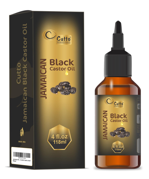 CUTTO THE BEAUTY OF NATURE Jamaican Black Castor Oil 4 fl oz 118 mlTraditional Handmade with Typical and Traditional roa